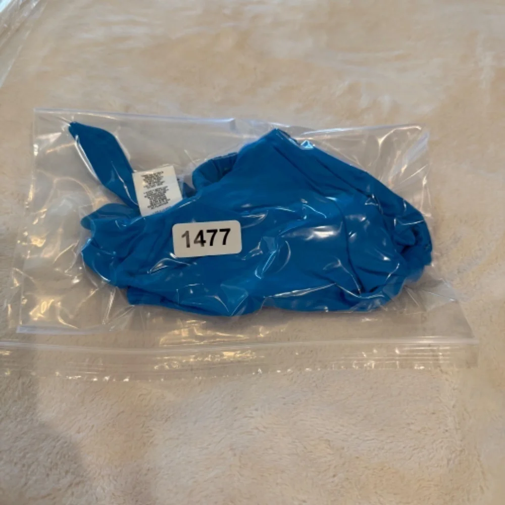 New Vitamin A Zuri Bralette in Cerulean Blue Bikini Top 31477